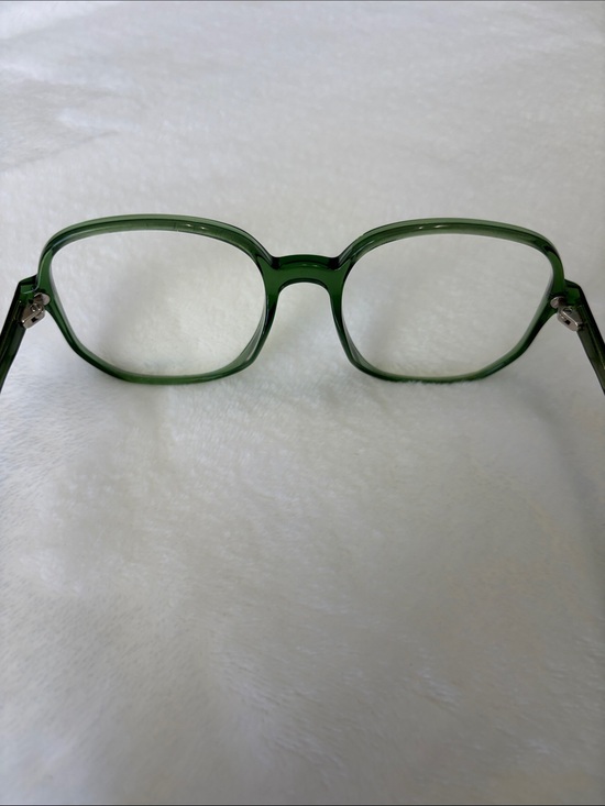 RFLKT Natural Glasses - Square Clear Green Eyeglasses, Frames Only, Woman’s, Eco main image 7